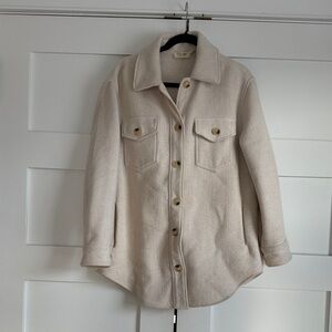 RD Style Cream Utility Jacket/Shacket